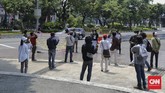 FOTO: 'Teriakan' Derita Petani Indonesia di Depan Istana Perwakilan kelompok tani, nelayan, hingga pegiat lingkungan melakukan aksi di depan Istana Kepresidenan sebagai bagian dari peringatan Hari Tani Nasional ke-60.
