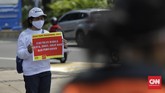 FOTO: 'Teriakan' Derita Petani Indonesia di Depan Istana Perwakilan kelompok tani, nelayan, hingga pegiat lingkungan melakukan aksi di depan Istana Kepresidenan sebagai bagian dari peringatan Hari Tani Nasional ke-60.
