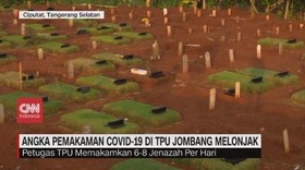 VIDEO: Angka Pemakaman Covid-19 di TPU Jombang Melonjak