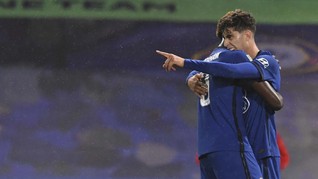 FOTO: Havertz Hattrick, Chelsea Pesta Enam Gol