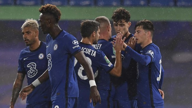 FOTO: Havertz Hattrick, Chelsea Pesta Enam Gol