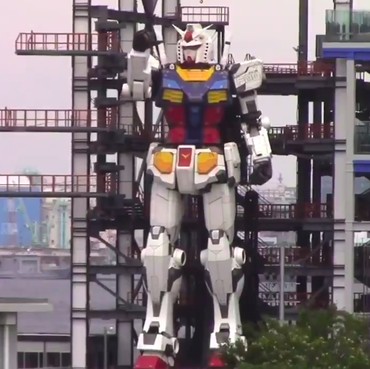 Gundam Raksasa Setinggi 18 Meter Akhirnya Dipamerkan di Jepang