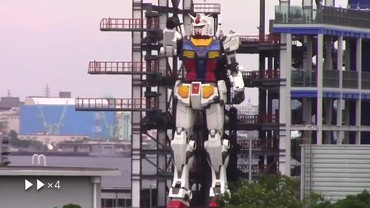 Gundam Raksasa Setinggi 18 Meter Akhirnya Dipamerkan di Jepang