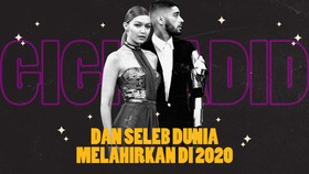 INFOGRAFIS: Gigi Hadid dan Seleb Dunia Melahirkan di 2020