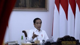 Jokowi soal Vigit Waluyo Tersangka Mafia Bola: Bagus, Jangan Berhenti