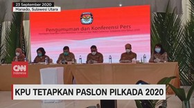 VIDEO: KPU Tetapkan Paslon Pilkada 2020