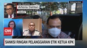 VIDEO: Sanksi Ringan Pelanggaran Etik Ketua KPK