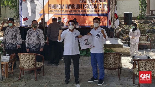Calon wali kota Surabaya, Machfud Arifin bangga mendapat nomor urut 2 seperti Jokowi pada Pilpres 2014 lalu.