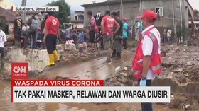 VIDEO: Tak Pakai Masker, Relawan Bencana dan Warga Diusir