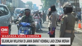 VIDEO: Sejumlah Wilayah di Jawa Barat Kembali Jadi Zona Merah