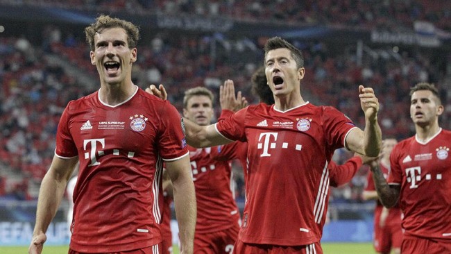 Berikut tiga kunci sukses Bayern Munchen memenangkan trofi Piala Super Eropa.
