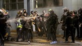 FOTO: Demo Kematian Breonna Taylor di AS Meluas Aksi protes terjadi di sejumlah kota di seluruh Amerika Serikat menyusul kematian wanita kulit hitam, Breonna Taylor.