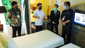 Wishnutama Tinjau Kesiapan Hotel untuk Isolasi OTG Covid-19