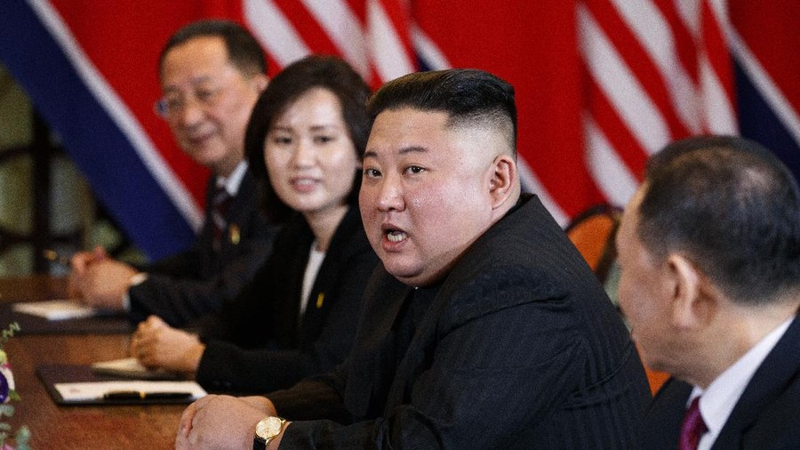 Kim Jong-Un FILE - In this Feb. 28, 2019 file photo, North Korean leader Kim Jong Un answers a question from reporters during a meeting with President Donald Trump in Hanoi. One important thing the North gets from the United Nations is a direct point of contact with the 192 other member nations, including a host of countries that would be loath to send their diplomats to pay homage in Pyongyang, pre-eminent among them, the United States. (AP Photo/ Evan Vucci, File)