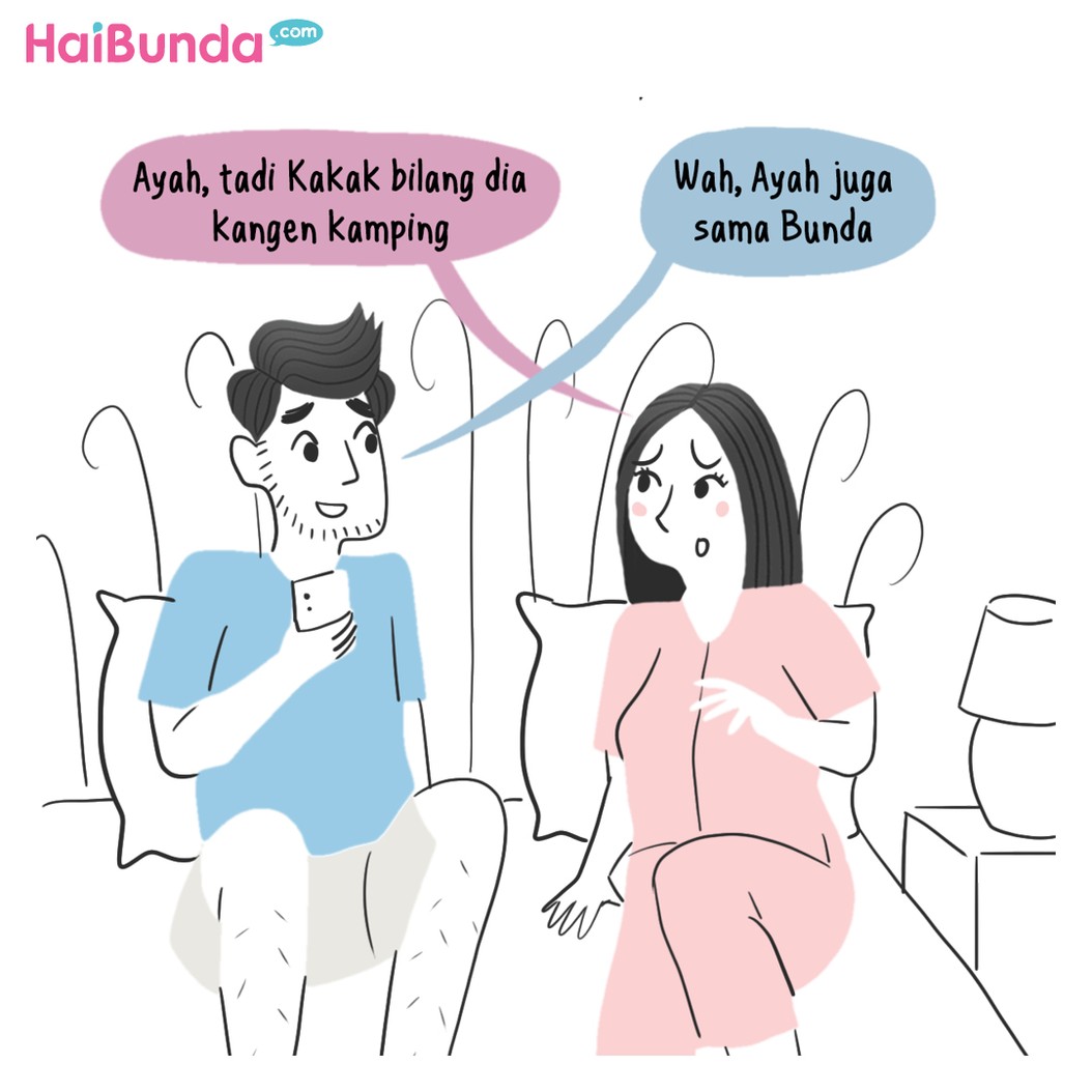 Komik HaiBunda Kamping