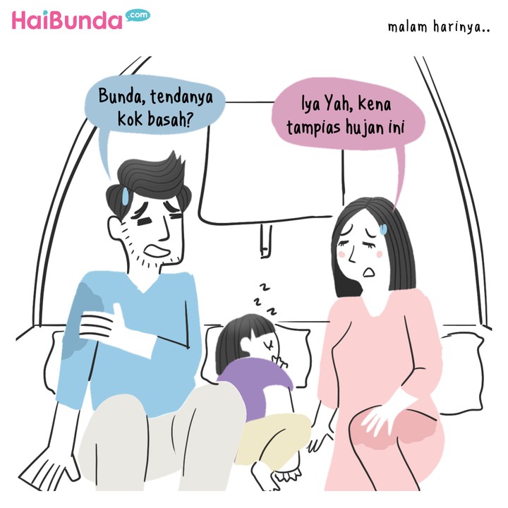 Komik HaiBunda Kamping