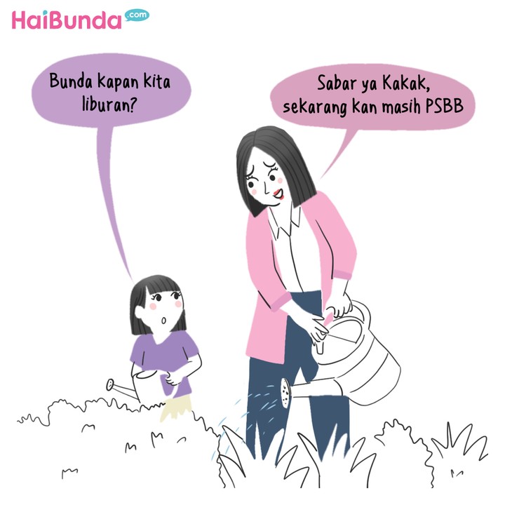 Komik HaiBunda Kamping