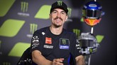 FOTO: MotoGP Catalunya, Pembalap Spanyol 'Kepung' Dovizioso Andrea Dovizioso menjadi satu-satunya pembalap Italia pada konferensi pers jelang MotoGP Catalunya 2020 di Sirkuit Barcelona, Kamis (24/9).