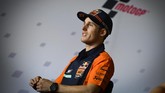 FOTO: MotoGP Catalunya, Pembalap Spanyol 'Kepung' Dovizioso Andrea Dovizioso menjadi satu-satunya pembalap Italia pada konferensi pers jelang MotoGP Catalunya 2020 di Sirkuit Barcelona, Kamis (24/9).