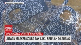 VIDEO: Jutaan Masker Scuba Tak Laku Setelah Dilarang