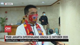 VIDEO: PSBB DKI Jakarta Diperpanjang Hingga 11 Oktober 2020