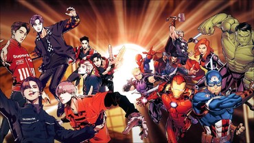 Kolaborasi SuperM x MARVEL Rilis Hari Ini di Amerika Serikat