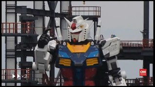 VIDEO: Viral Robot Gundam Raksasa Bisa Bergerak di Jepang