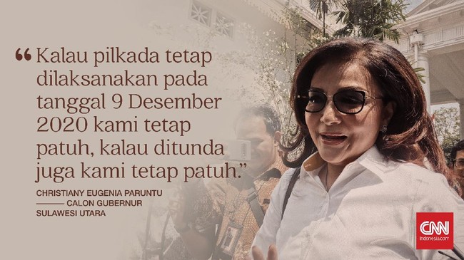 CELOTEH PILKADA: Kala Calon Tanggapi Isu Tunda Pilkada