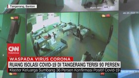 VIDEO: Ruang Isolasi Covid-19 di Tangerang Terisi 90 Persen