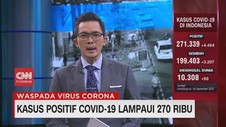 VIDEO: Kasus Positif Covid-19 Lampaui 270 Ribu