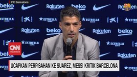 VIDEO: Ucapkan Perpisahan ke Suarez, Messi Kritik Barcelona