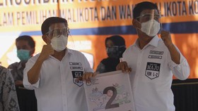 Demokrat Bantah Kader Kampanye Pakai Bansos BNPB di Surabaya