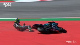 VIDEO: Momen Morbidelli dan Zarco Jatuh di FP2 Catalunya