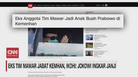 VIDEO: Eks Tim Mawar Jabat Kemhan, IKOHI: Jokowi Ingkar Janji