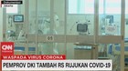 VIDEO: Pemprov DKI Tambah RS Rujukan Covid-19