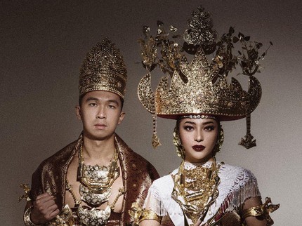 Nikita Willy Prewedding Pakai Siger Pepadun, Bikin Bangga Orang Lampung
