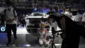 FOTO: Pulih Dari Pandemi, China Gelar Pameran Mobil