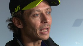 VIDEO: Rossi Girang Start Baris Pertama di MotoGP Catalunya