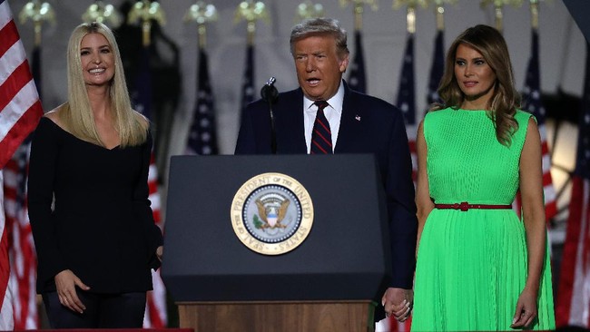 Sikap anak-anak Presiden AS, Donald Trump, dilaporkan terbelah menyikapi hasil pilpres.