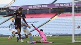 FOTO: Man City Dibantai Leicester City di Liga Inggris Manchester City tampil mengecewakan saat kalah 2-5 dari tamunya Leicester City dalam lanjutan Liga Inggris 2020/2021.