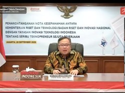 Kemenristek Dorong Pengembangan Teknopreneur Ciptakan Lapangan Kerja Baru