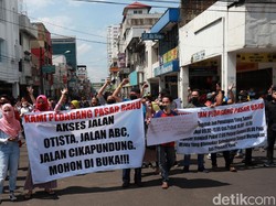 Pedagang Protes Jalan Ditutup, Walkot Bandung: Utamakan Kesehatan