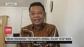 VIDEO: Ribuan Mahasiswa Yogyakarta Kembali Kuliah Tatap Muka