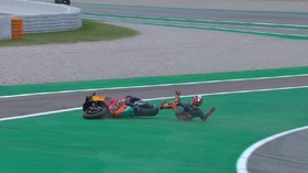 VIDEO: Tiga Kecelakaan di MotoGP Catalunya