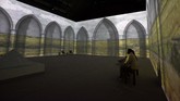 FOTO: Pameran 3 Dimensi Lukisan Van Gogh Lukisan karya-karya Vincent Van Gogh dipamerkan dalam bentuk 3 dimensi di Antwerp, Belgia, Rabu pekan lalu.