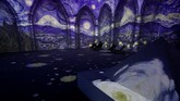 FOTO: Pameran 3 Dimensi Lukisan Van Gogh Lukisan karya-karya Vincent Van Gogh dipamerkan dalam bentuk 3 dimensi di Antwerp, Belgia, Rabu pekan lalu.