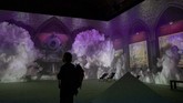 FOTO: Pameran 3 Dimensi Lukisan Van Gogh Lukisan karya-karya Vincent Van Gogh dipamerkan dalam bentuk 3 dimensi di Antwerp, Belgia, Rabu pekan lalu.