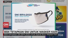 VIDEO: BSN Tetapkan SNI untuk Masker Kain