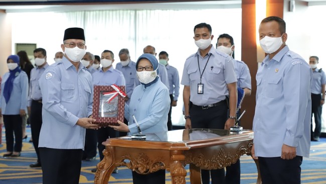 Dirjen Penguatan Daya Saing Produk Kelautan dan Perikanan (PDSPKP) Kementerian Kelautan dan Perikanan Artati Widiarti terpapar covid-19.