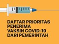 INFOGRAFIS: Rincian Penerima Vaksin Corona Awal 2021